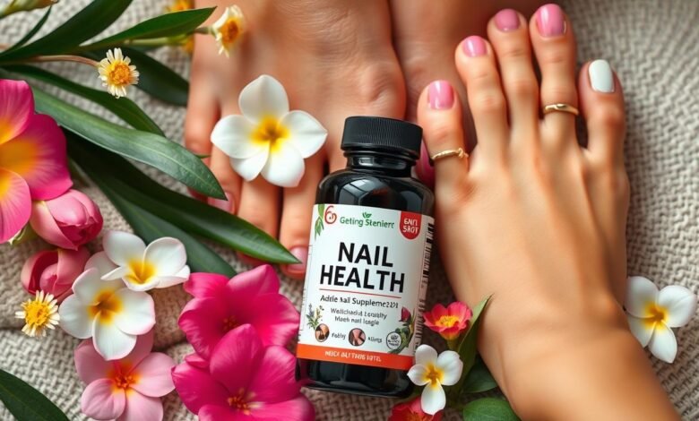 Healthy nails Beautiful feet Nail health supplement Nail care solution Metanail