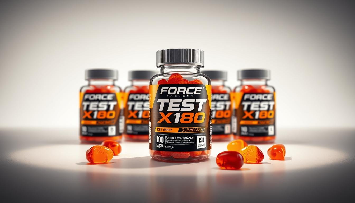 Force Factor Test X180 Gummies, Testosterone Booster for Men, Tongkat Ali, Horny